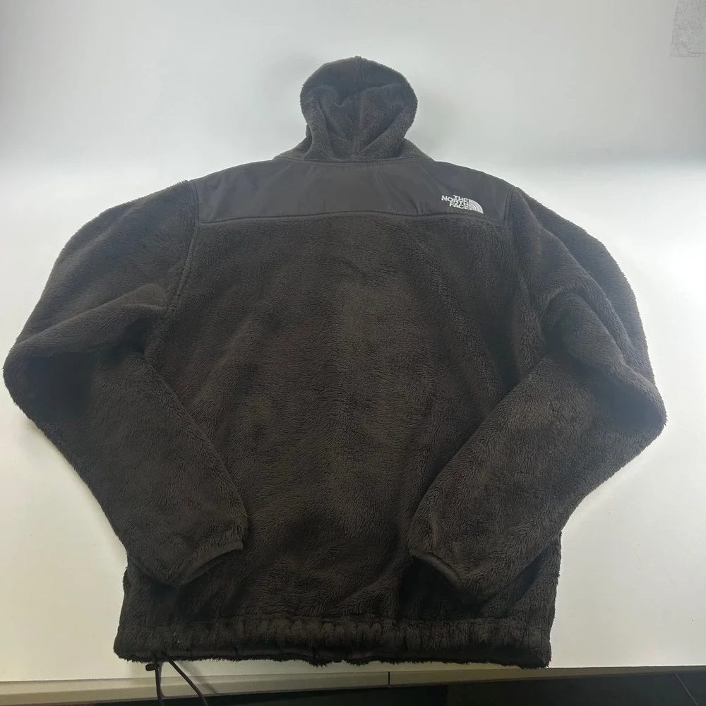 The North Face WMNS N Sherpa Teddy Fleece Hoodie Chocolate Brown Full Zip Jacket